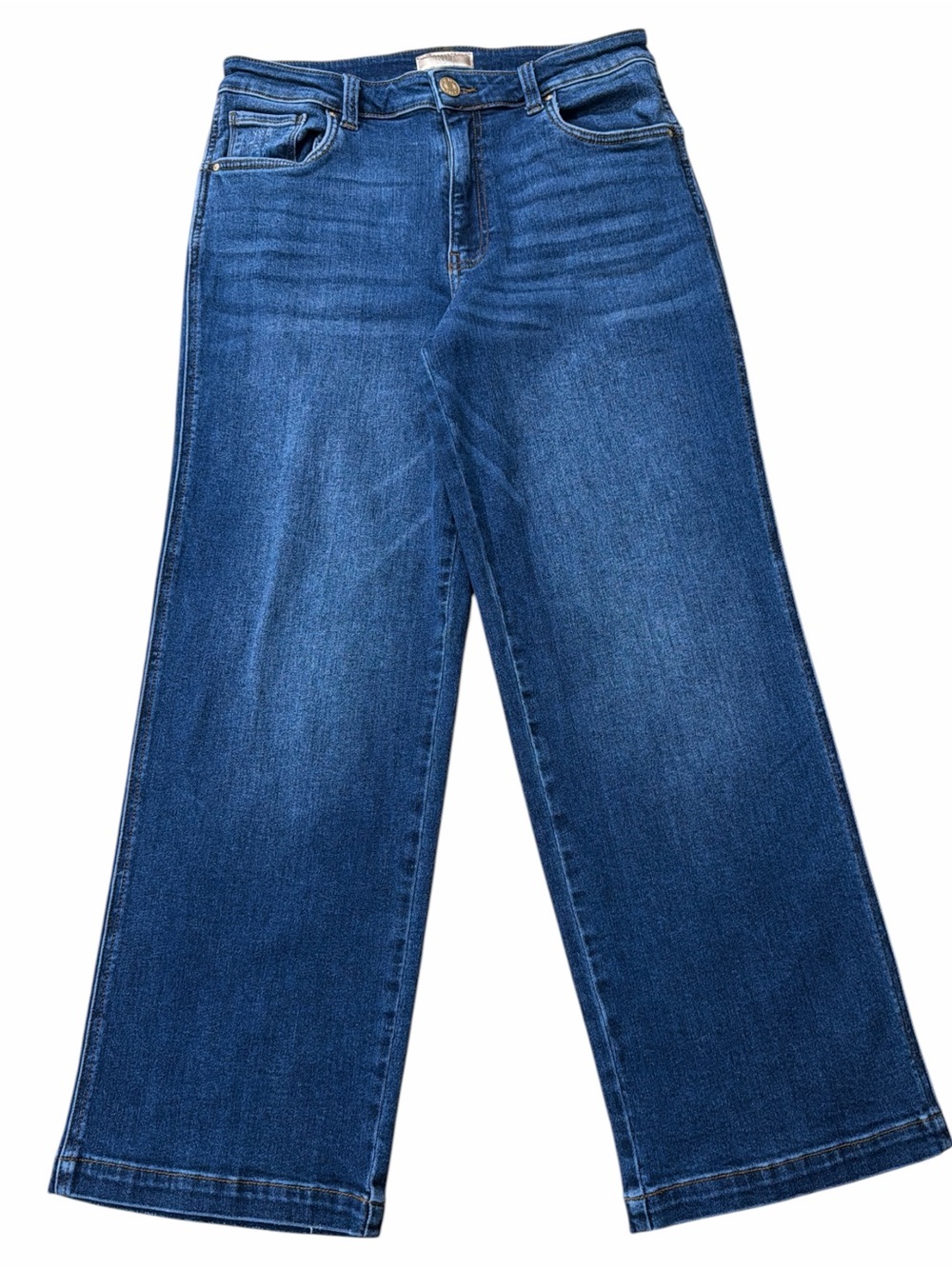 KUT from the Kloth Pattie High Rise Straight Leg Jeans